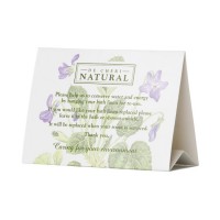 de cheri natural tent card