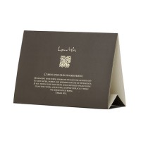 lavish tent card