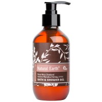 flipped natural earth retail bath shower gel