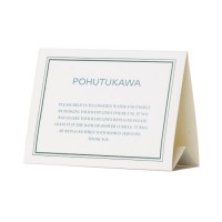 pohutukawa tent card