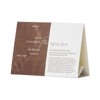 koha spa tent card